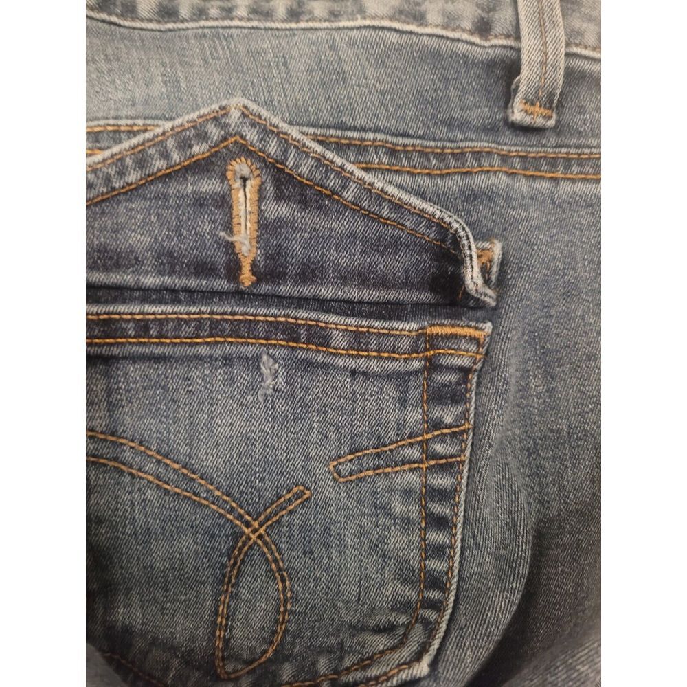 Calvin Klein Womens 30/10 Lean Boot Cut Dark Wash Denim‎ Blue Jeans - Picture 6 of 6